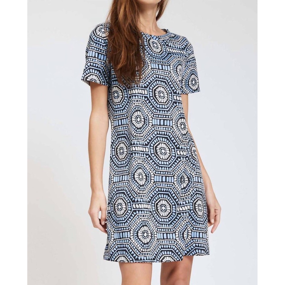 Tyler Boe Women's XS Geometric Print‎ Short Sleeve Casual Dress